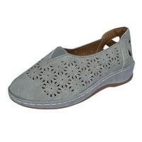 Neumjerne odrasle žene Sandal Slatke ljetne sandale za žene ravne žene Jednostruki klizni cipele cipele
