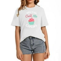 Mogu me zvati Cupcake kolač za torte Grafički ispis ženske majice kratkih rukava, udoban i moderan ljetni