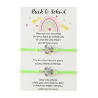 Narukvica kornjača Povratak na školsku poklon narukvica plus kartica Povratak na školske poklone narukvica