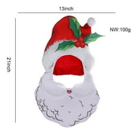 Nokiwiqis božićna pokrivala za glavu, crtani santa claus snjegović netkana tkanina