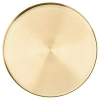 Rovga Pribor za pohranu Zlatni nehrđajući čelik okrugli nosač, lampica, lagana diska
