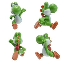 Soplay Super Mario Bros Brod igračke postave breskve Kong Monkey Yoshi Toad Luigi Mario Anime Figurine
