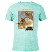 Star Wars: Knjiga Boba Fett Poglavlje - Majica s kratkim rukavima za odrasle - Prilagođeno-celadon snijeg