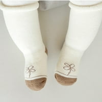 HGW beba dječja djevojaka Srednja teleganu Duljina čarapa Par Antislip duge čarape Ruffled School čarape