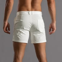 Muške opuštene ravno-fitne hlače Čvrste hlače Pocket CrckString labav brzo sušenje suvi povremeni sportski