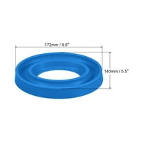 Uxcell Bobbin držači silikonske navode kalemske prstenove organizatori, plavi paket