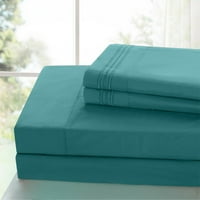 Postavite liste za krevet Brojnje mikrofibra Comfort duboki džepni list