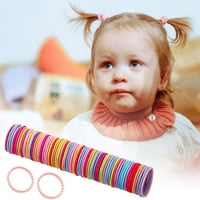 Dječja kosa za djevojčice Multicolor Mala elastika bez kose Nema nabora za dječje djevojke dječje novorođenčadi
