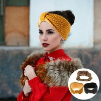 Ženske zimske pletene trake za glavu debele trake za glavu u EAR-u Trgati trake za glavu