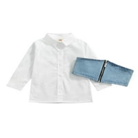 Hirigin Lijepa dječja dugačka majica + dugi rukav rukav košulje