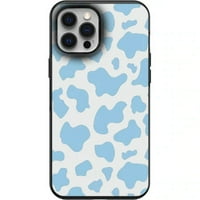Svijetlo plava krava uzorak za ispis telefonskog telefona za iPhone XS XR SE PRO MA MINI NAPOMENA S10S