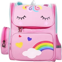 Asge ruksak za djevojčice, školske torbe za djevojčice, dječje školske torbe, slatka torba za jednorog, ružičaste torbe za djevojčice, dječje knjige za osnovno, dječje ruksake