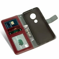 Zaštitni film za futrolu Motorola Moto-E5-Plus, premium poklopac novčanika, stand flip futrola telefona