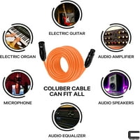 Koluber kabl - uravnotežen XLR kabl mužjak u desni ugao Ženski - Audio kabel