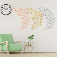 WolliclyMy 3D leptir zidne naljepnice šuplje leptire zidne naljepnice DIY zidne ukrašavanje za domaću