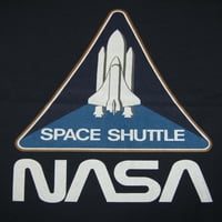 Space Shuttle lansiranje mladih Momci Mornarička plava grafička majica-XL