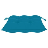 Ikayaa jastuci za stolicu svijetlo plava 15,7 x15,7 x2.8 tkanina