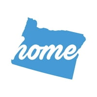 Oregon Home Naljepnica Decal Cut - samoljepljivi vinil - Vremenska zaštitna - izrađena u SAD-u - Mnogo boja i veličina - država oblikovana ili ljubav