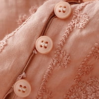 Idoravan kratki rukav ženski odobrenje, modne žene casual s kratkim rukavima okrugli pamuk od pune solidne