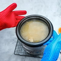 Silikonske rukavice s pet prsta Rukavice za pećnicu protiv vaganja mikrovalne alate za kuhanje mikrovalne