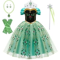 Anna princeza haljina, karneval anna haljina, kraljica snijega, rođendanska zabava, fantasy haljina