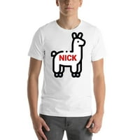 3xl Llama Nick kratki rukav pamučna majica s nedefiniranim poklonima