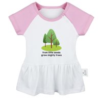 idzn iz malih sjemena uzgaja moćna stabla smiješne haljine za dijete, suknje za bebe, novorođenčad,