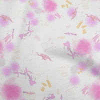 Onuone poliesterske spande ružičaste tkanine apstraktni šivanje obrtnih projekata Tkanini otisci sa
