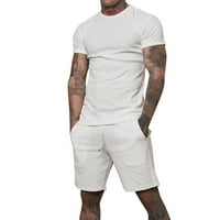 Plastirane hlače za muškarce plaža Yoga široke pantalone za noge zvona na baklje hlače elastične strugove