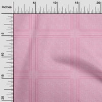 Onuone poliesterske spande lagane ružičaste tkanine Geometrijska tkanina za šivanje tiskane ploče od
