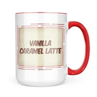 Neonblond vanilija karamel Latte Coffee, vintage stil šalice za ljubitelje čaja za kafu