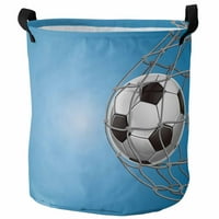 Soccer fudbal neto skica prljava košarica za pranje rublja sklopiva vodootporna kućna korpa za odjeću
