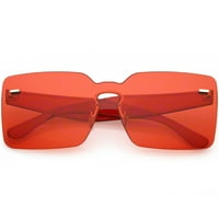 Prevelike kvadratne sunčane naočale bez riskih naočala za zatamnjene mono objektive