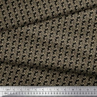 Soimoi Poly Georgette Tkaninski apstraktori apstraktna ispis tkanina od dvorišta široko