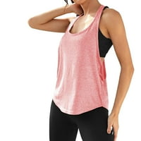 Žene Activewear Sports Tees & Tenks Geometrijski print Okrugli vrat Backlex Coral Pink L