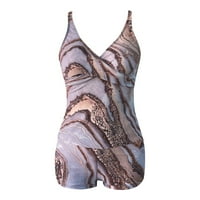 Ženski kupaći kupaći kostimi Tankni Normalni bolovni blok u boji Zlatni crni podstavljeni v žica za