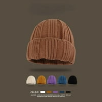 Jesikljena boja pletena šešir žene modne tople lullies Cap korejski ličnost muškarci hip-hop Vanjski