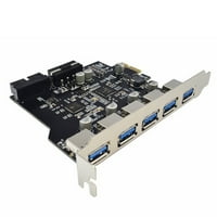 3. PCI-E ekspanzijsku kartu portove HUB adapter Vanjski kontroler PCI Express kartica, sa unutrašnjim