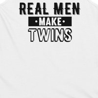 Pravi muškarci prave blizance Muške bijele bez rukava
