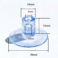 Dvostruke usisne čaše sa bočnim pilot rupama plastične gumene gumene