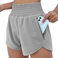 FSqjgq Ženske kratke hlače udobne jean kratke hlače Žene Stretnje ženske trke Brze suho kratke hlače