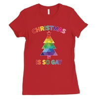 Božić tako gay cool breskve ženske košulje za odmor