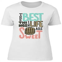 Najbolje stvari u životu majica žene -Image by shutterstock, ženska mala