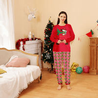Božićne pidžame, podudaranje božićne pidžame za parove, podudaranje dječje pidžame