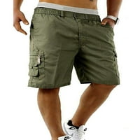 Eyicmarn Muns Sportske kratke hlače - Mens Solid Color Workout Teretana Jogger Cargo Hlače Dukseri hlače