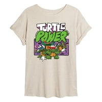 Tinejdžerski mutant Ninja kornjača Mutant Mayhem - kornjača - Juniori idealna Flowy mišićna majica
