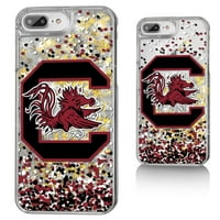 Južna Karolina GameCocks iPhone Glitter Confetti Design Case
