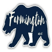 Farmington Utah Suvenir 3x frižider magnetni medvjed dizajn