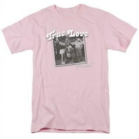 Trevco Little Rascals-True Love - Odrasli kratkih rukava 18- TEE - Pink- 3x