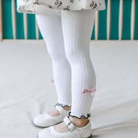 Dyfzdhu Toddler Zima Jesenski djevojke gamaše hlače topla odjeća za babys odjeću luk pantyhose